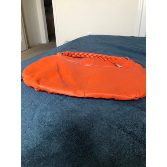 Fenn Wright Manson oversized hobo bag in orange - Picture 4 of 12